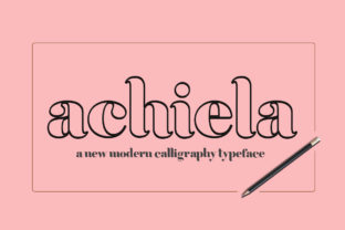 Achiela Family: Bold Typography for Memorable Designs