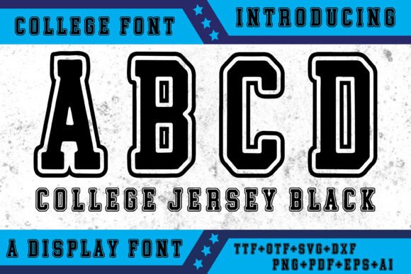 College Jersey Black: The Typeface That Scores Every Time