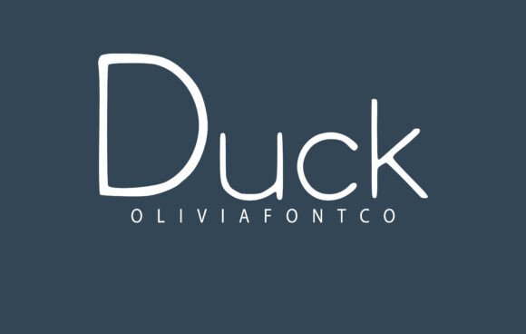Duck: The Handwritten Font That Feels Like a Love Letter
