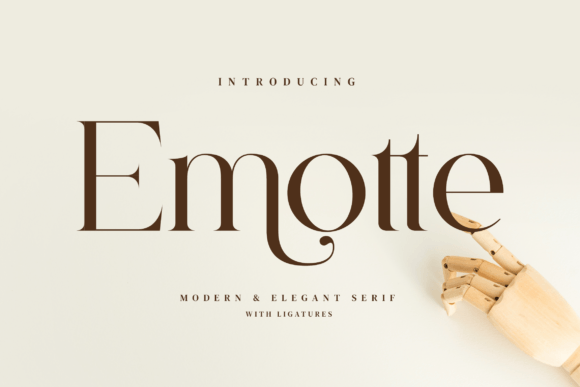 Emotte: The Minimalist Serif That Builds Bold Brands
