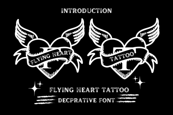 Flying Heart Tattoo: A Font That Brings Bold Personality to Your Brand