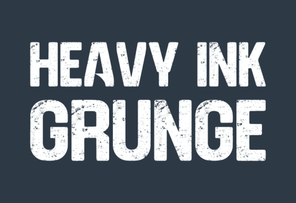 Heavy Ink Grunge: The Typeface for Audacious Branding
