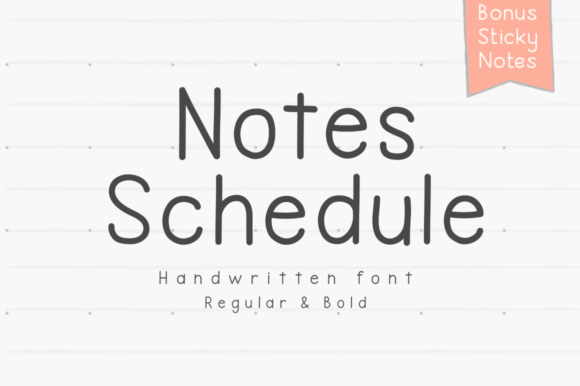 Notes Schedule: The Handwritten Font That Feels Like a Secret Weapon