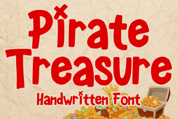 Pirate Treasure: A Display Font with Swashbuckling Character