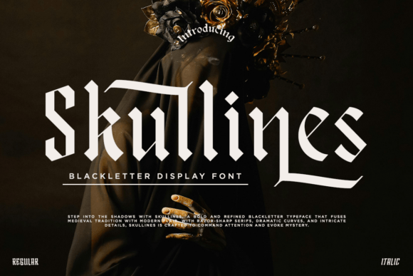 Skullines: Gothic Boldness for Modern Branding