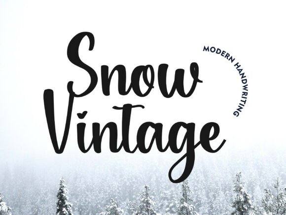Snowvintage: Bridging Handwritten Charm with Modern Design Needs