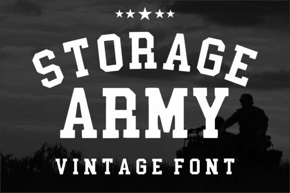 Storage Army: A Slab Serif That Commands Attention