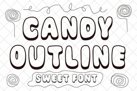 The Sweetest Type: How to Use Candy Outline in Your Designs